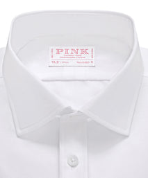 White Tailored Fit Formal Ramses Poplin Shirt