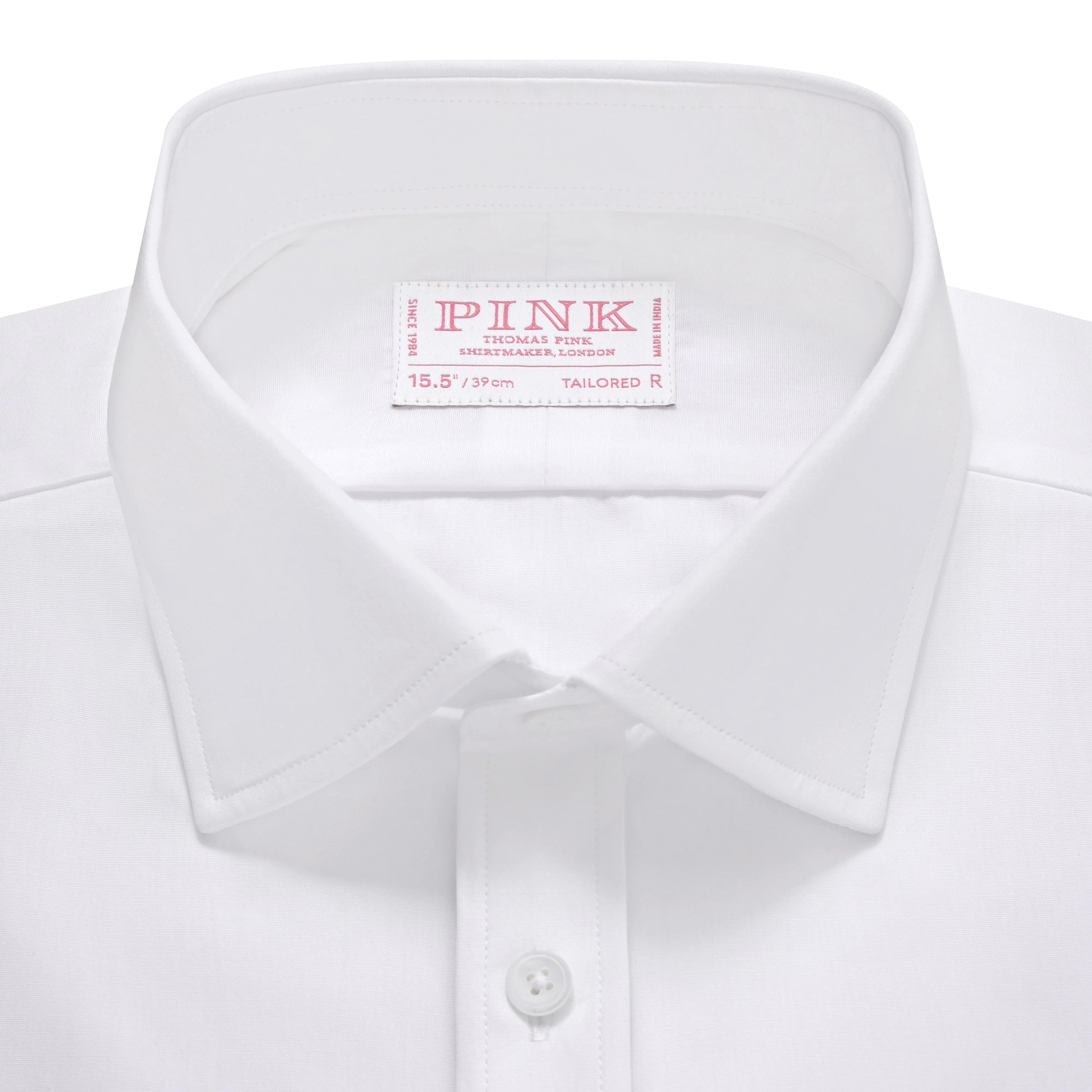 White Tailored Fit Formal Ramses Poplin Shirt